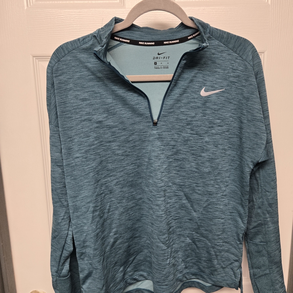 Nike Blue Dri-FIT Quarter-Zip Pullover